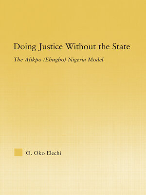 cover image of Doing Justice without the State